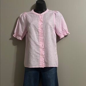 J. Crew Factory Pink Blouse